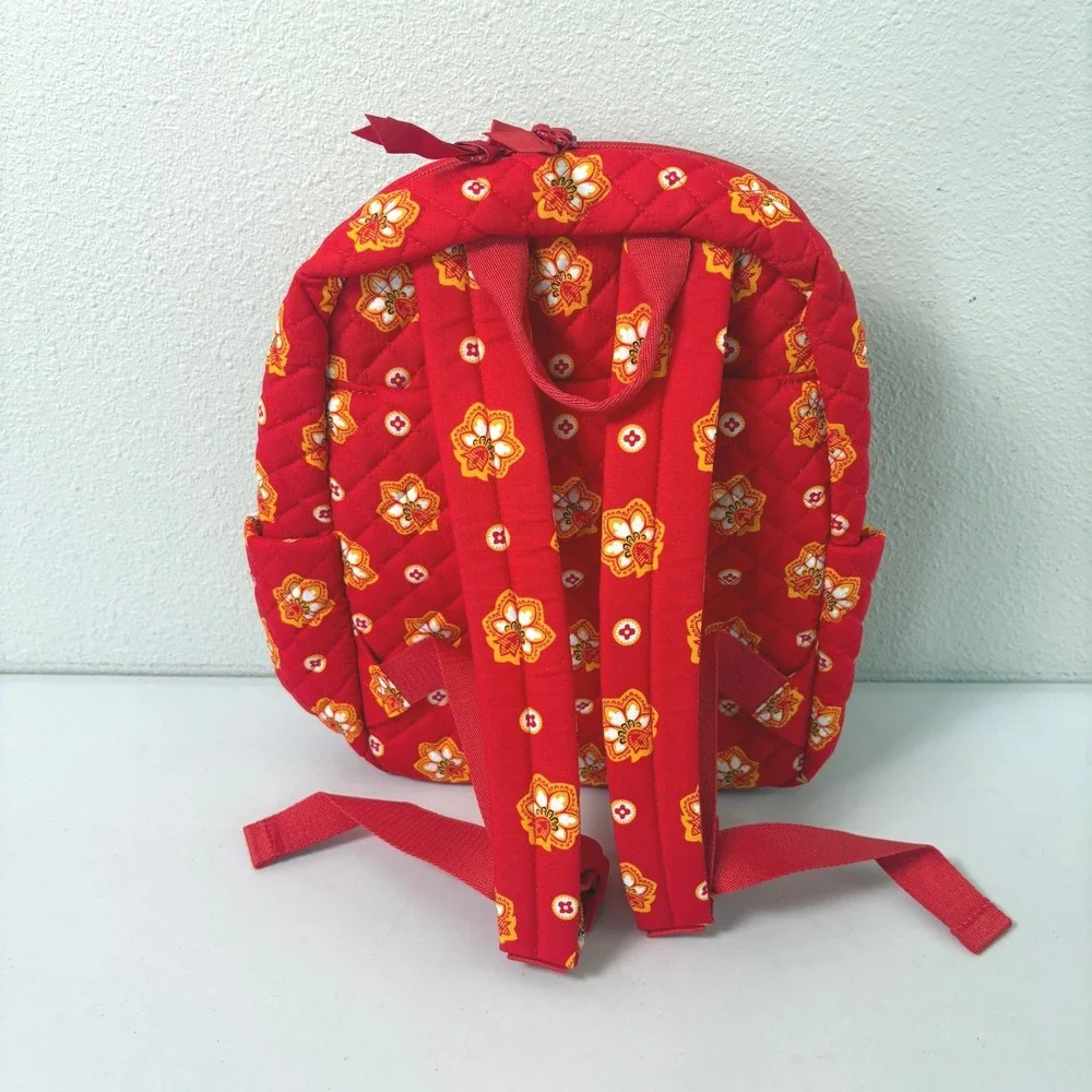 Vera Bradley Small Backpack Kansas City Chiefs Red Bandana Quilted NFL NWT